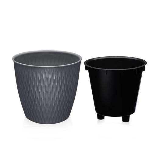 Кашпо "KERAMA" 1,1 л, арт.582 ЭЛЬФ