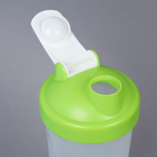 Бутылка/Шейкер SHAKER SHS-600 бело-зелёная, для спортивного питания 600ML/уп72 - Галеонтрейд фото 4