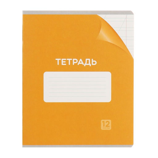 Комплект тетрадей из 10 штук 12 листов в косую линейку Однотонная Классика с уголком, обложка мелованный картон, ВД-лак, блок №2 (серые листы) - Calligrata фото 5