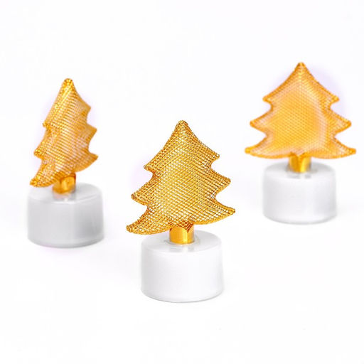 Цена за 12 шт. Свеча новогодняя светодиодная «Ёлочка»