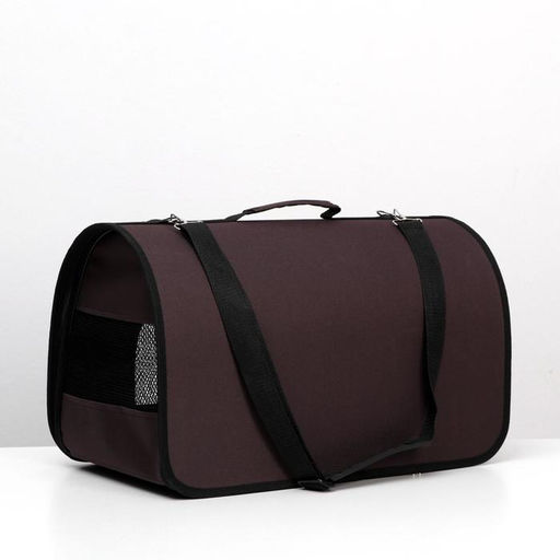 Сумка - переноска для животных, 2 входа, 46 х 28,5 х 30 см, коричневая - Simaland фото 3