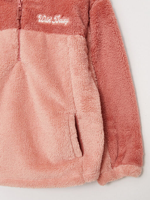 Kap??onlu Nak??l? Uzun Kollu Pel?? K?z ?ocuk Sweatshirt - Waikiki фото 3