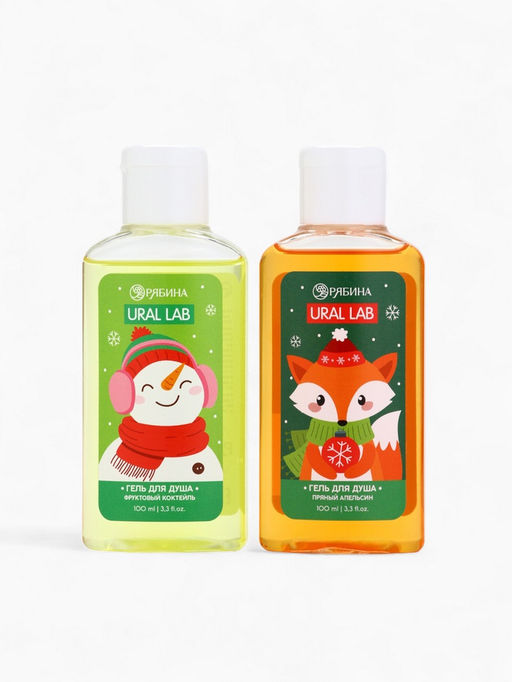 Подарочный набор косметики Исполнения желаний, гель для душа 2 шт. ? 100 мл, URAL LAB  фото 3