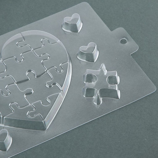 Цена за 10 шт. Форма для шоколада Сердце, 21?14 см