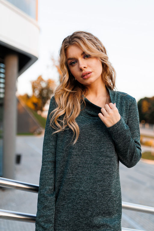 Платье AMORI 9788 изумруд  фото 2