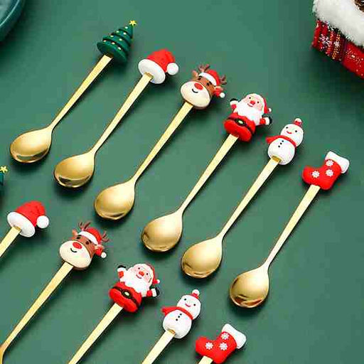 Ложка десертная Новогодняя 9046671