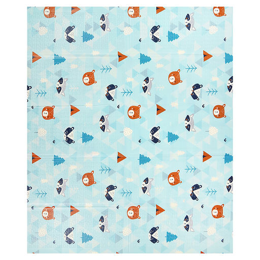 Коврик развивающий "Транспорт и лесные звери" (150*180*0,8см) EVA