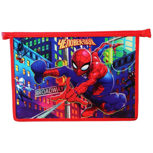 Папка пластиковая для тетрадей А4, на молнии, Человек-паук - Marvel фото 11