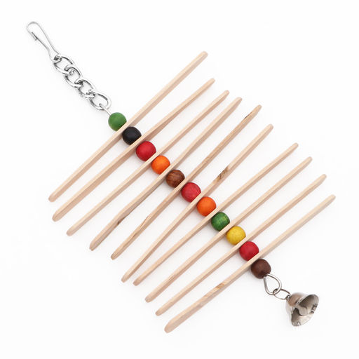 Игрушка для птицВертушка с колокольчиком 25 х 11 см - Пижон фото 6