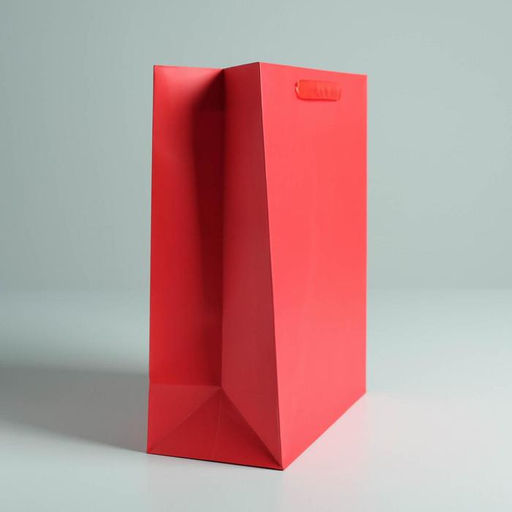 Цена за 2 шт. Пакет подарочный, упаковка, «Алый», M 25.5×30×9 см, МИКС