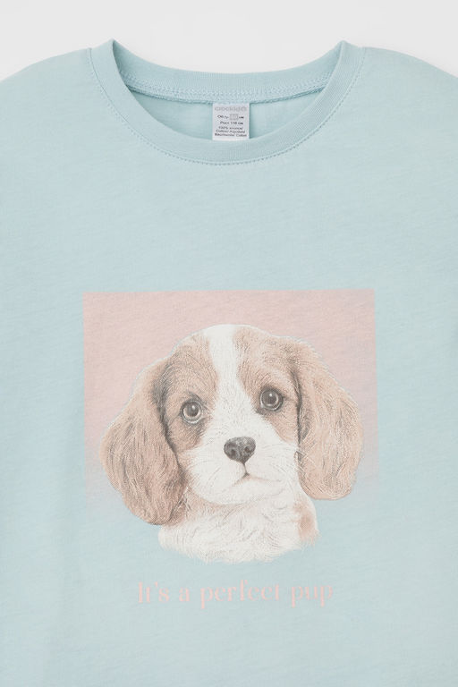 К 1623/голубой,цветочные снежинки пижама дет - Crockid фото 3