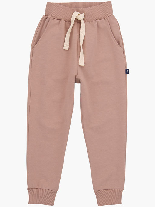 Брюки для девочки на резинке из кашкорсе UD 7517 мокко - Mini maxi фото 11