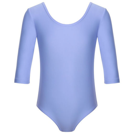Купальник гимнастический Grace Dance, с рукавом 3/4, р. 30, цвет сирень  фото 9