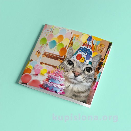 Открытка Very happy - Купи слона фото 2