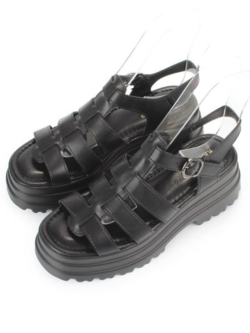 08-PEY337-2 BLACK Босоножки женские