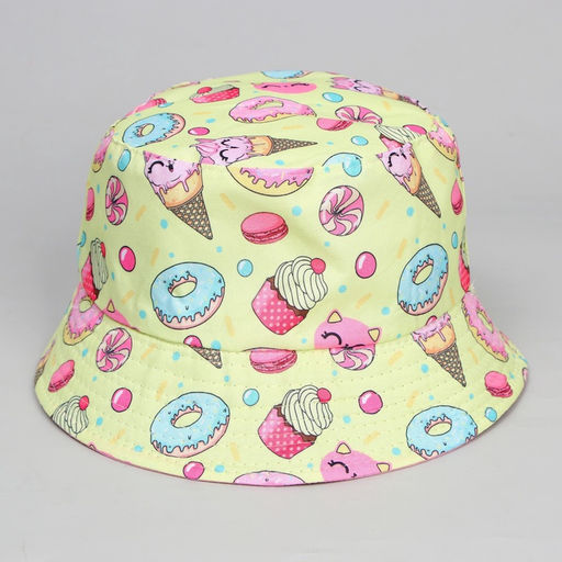 Панама детская для девочки «Вкусняшки», р-р 52-54