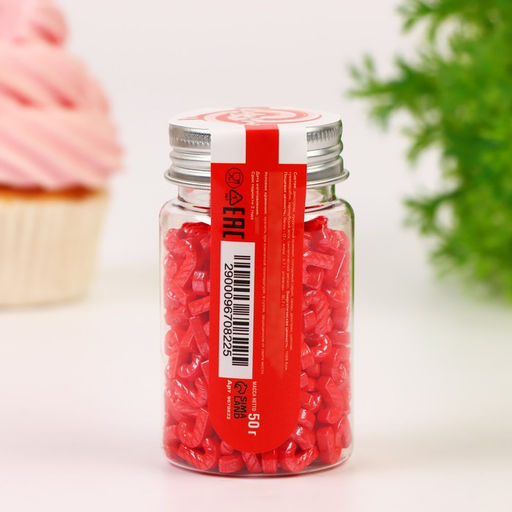 Кондитерская посыпка Трость, красная, 50 г - Кондимир фото 7