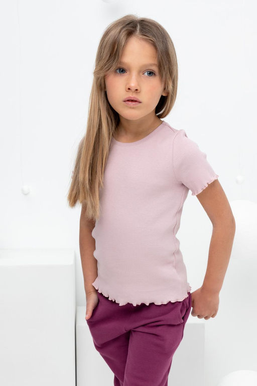 КР 301989/розовый лед к405 фуфайка для дев