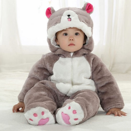 Плюшевый комбинезон Енот (теплый)