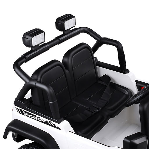 Электромобиль детский "Городской внедорожник" (цвет белый)