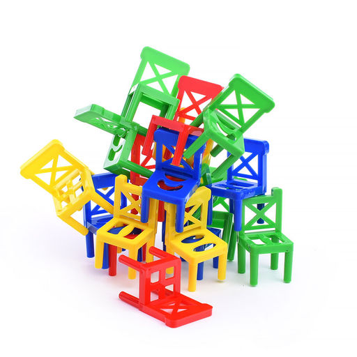 Настольная игра Балансирующие стульчики (18 шт) в коробке - Дарите радость! фото 3