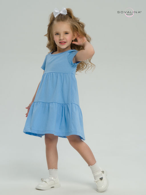 Платье Тия голубая - Sovalina фото 20