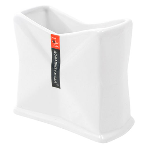 "ДМ" Салфетница фарфоровая "Кафе" 11х5х9см (Китай)