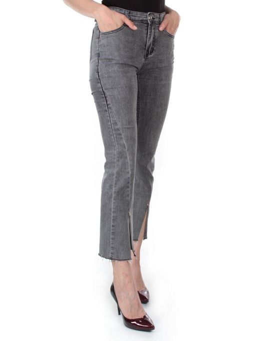 2352 DARK GRAY Джинсы женские AMG JEANS (95% хлопок, 5% эластан)