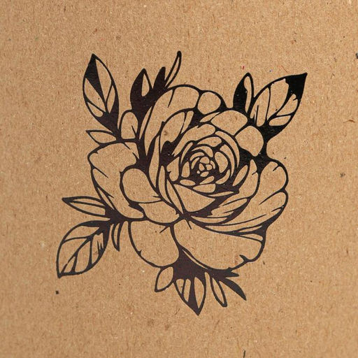 Коробка подарочная шляпная из крафта, упаковка, «Цветок», 15×15×15 см