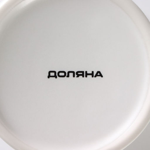 Кружка Доляна «Колибри», 380 мл, фарфор, цвет белый