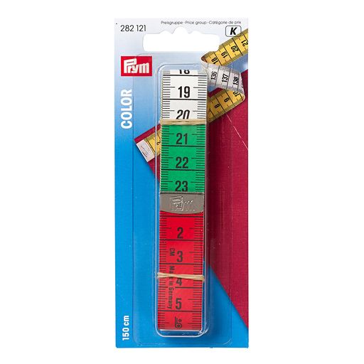 PRYM 282121 Сантиметр Color полифибра 150 см 1 шт в блистере шкала в см