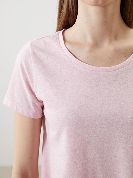 Bisiklet Yaka Kad?n Pijama ?st?