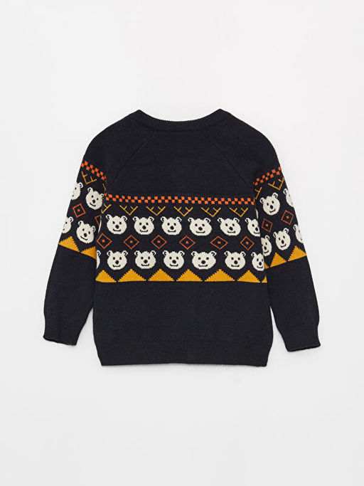 Bisiklet Yaka Desenli Erkek Bebek Triko H?rka - Waikiki фото 2