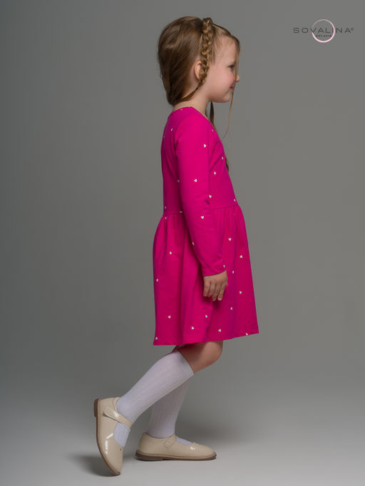 Платье Эля сердечки барби - Sovalina фото 12