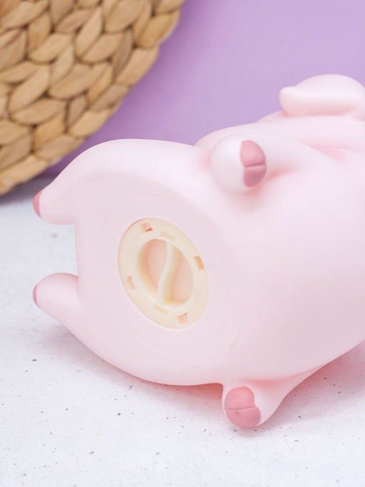 Копилка "King pig", pink (14 см), пластик