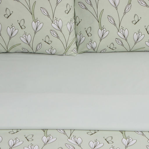 Постельное бельё LoveLife евро Tulips 200х220см,225х240см,50х70см-2шт, жатка, 100% п/э, 100гр/м2 фото 2