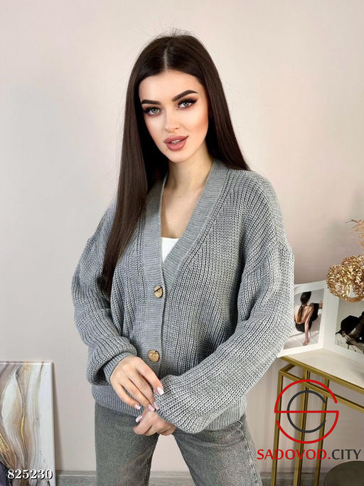 Кардиган вязаный на пуговицах