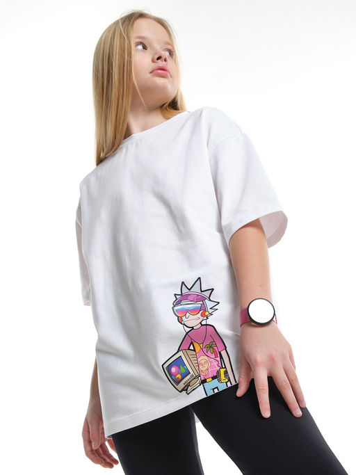Футболка Rick and Morty 22-9001 белый - Mini maxi фото 6