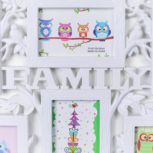 Фоторамка коллаж Семья 53x35 см / XZ1816 /уп 24/ 6 фото - Галеонтрейд фото 4