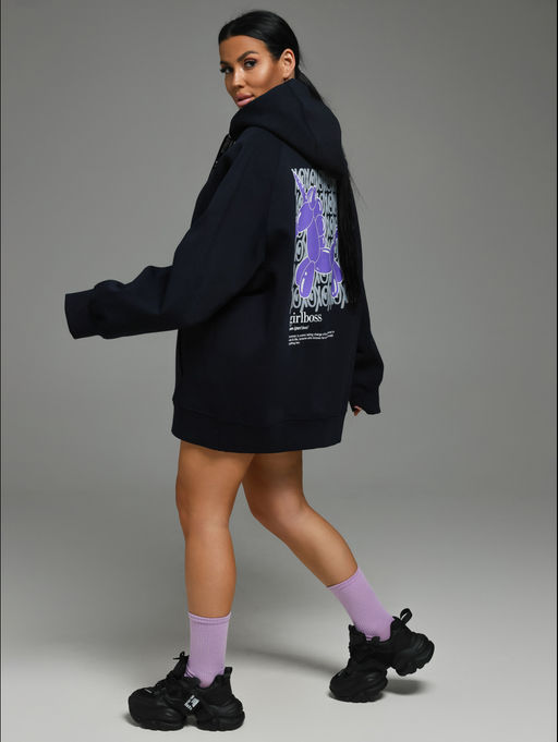 Камелия худи женское (черный собачка) - Lovetex фото 22