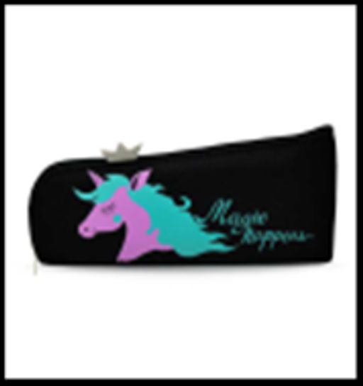 Пеналы, 1 отдел, полиэстер, 20х8х4 см, аппликация из искусственной кожи, скругленный угол