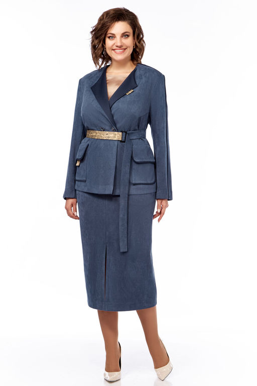 Костюм Olga Style С870 синий