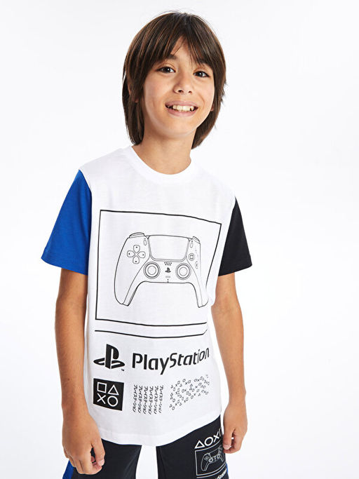 Beli Lastikli PlayStation Bask?l? Erkek ?ocuk ?ort - Waikiki фото 2