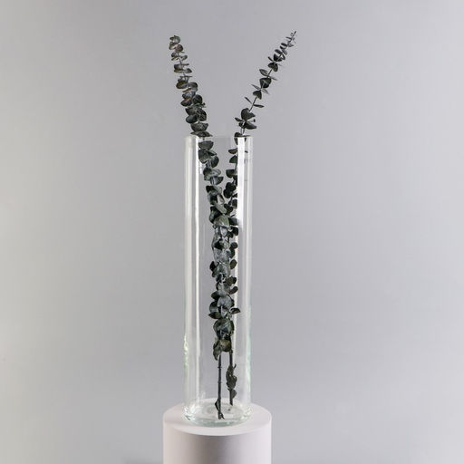 Ваза для цветов «Иберетта-1», 4.65 л, 50×12 см, стекло, прозрачная