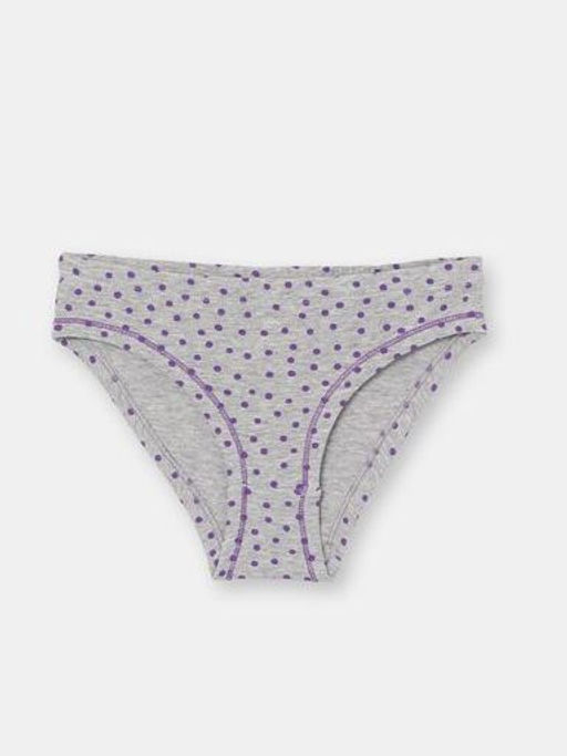 CRB wear/CWJG 10112-11 Трусы для девочки, светло-серый меланж/Ex.Cherubino  фото 2