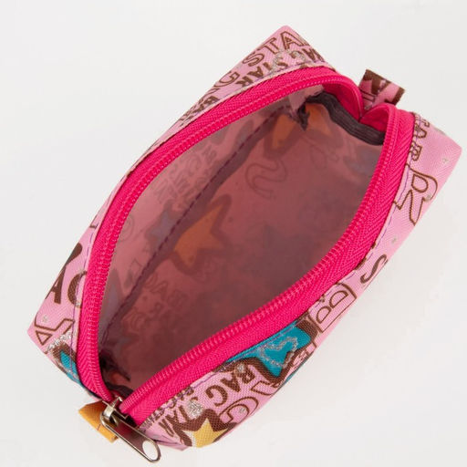 Косметичка дорожная на молнии, цвет розовый - Simaland фото 3