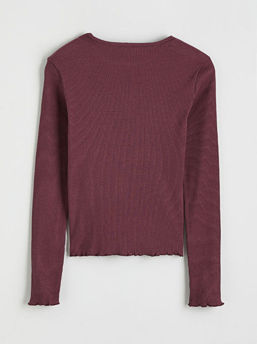 Bisiklet Yaka K?z ?ocuk Ti??rt