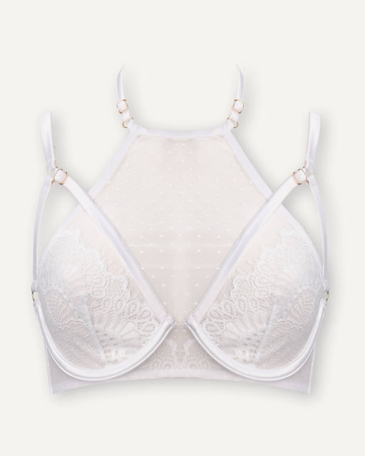 Кружевной бюстгальтер халтер - Deseo фото 5