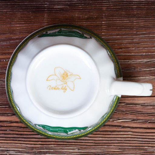 Чайный набор 12 предметов 250 мл MS / new ZSV02-12MS /уп 8/ Муслим костяной фарфор - Галеонтрейд фото 4