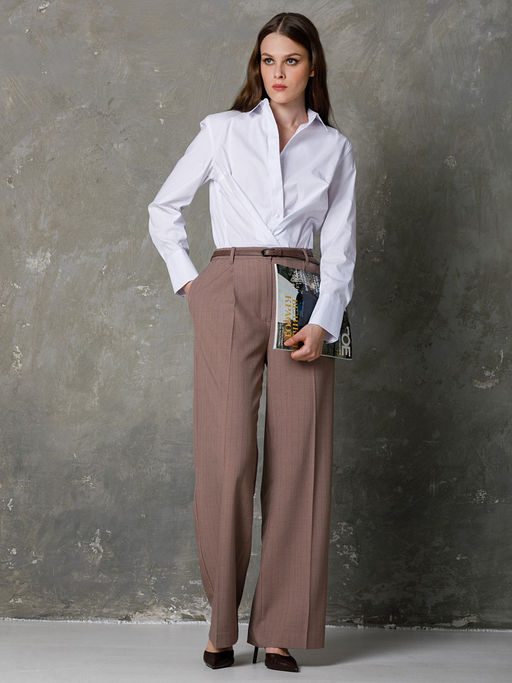 Брюки в полоску